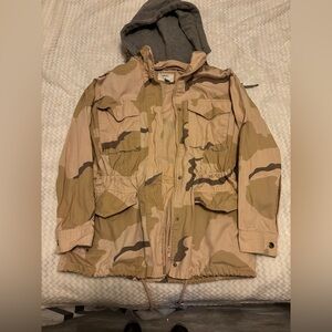 Camouflage Hooded Jacket